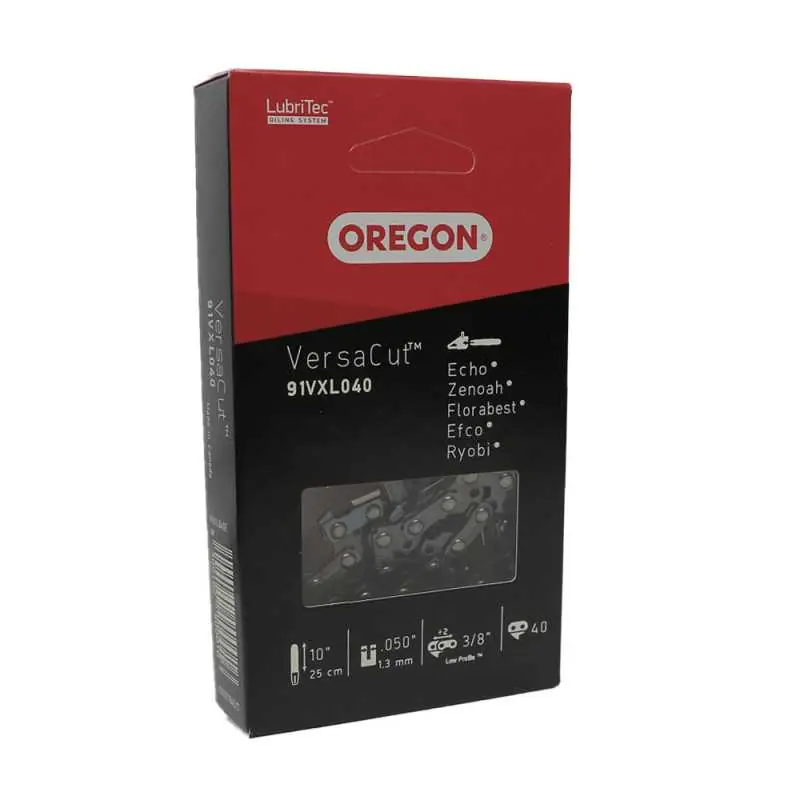 Offre Exclusive Chaîne de tronçonneuse Oregon 91VXL040E Pas 3/8&Prime;LP Jauge 1.3 Maillons 40 – VersaCut™