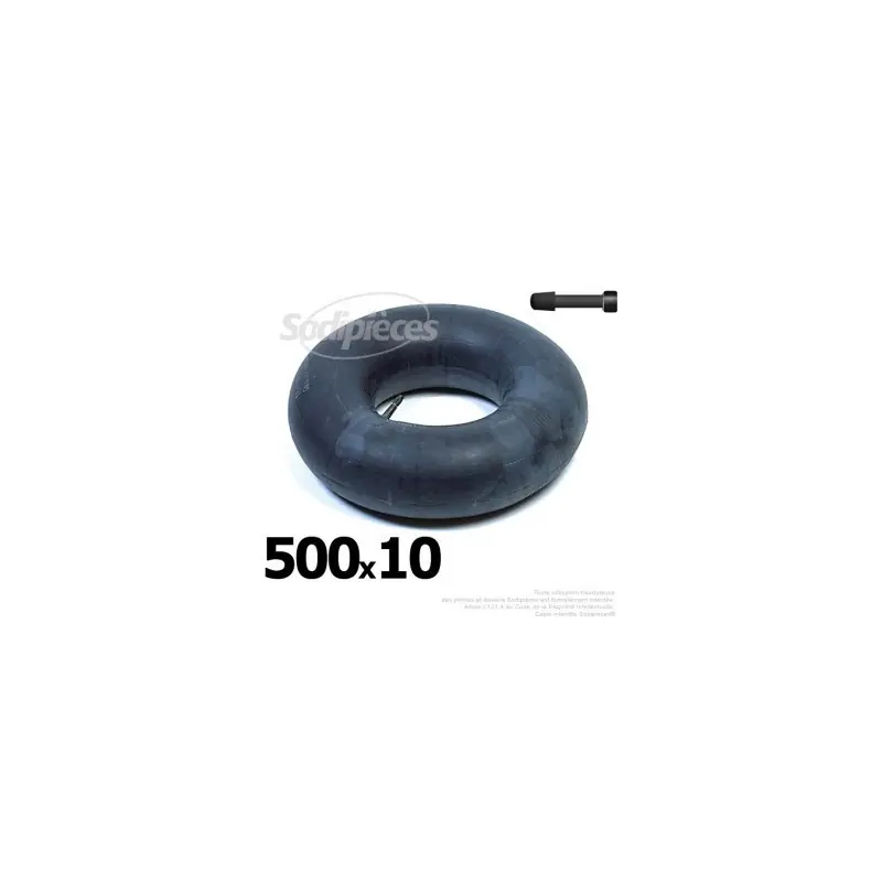 Nouvel Arrivage Chambre à air 500 x 10 (valve droite)