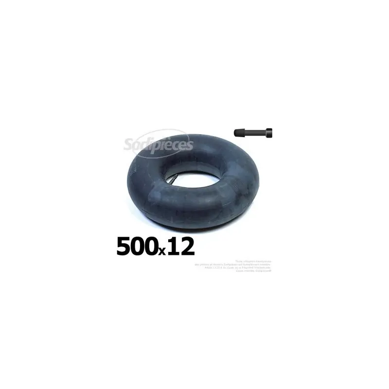 Pas Cher Chambre à air 500 x 12 (valve droite)