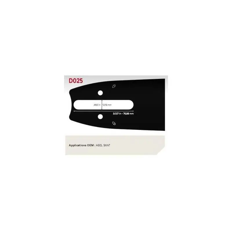 Authentique Guide Chaîne Tronçonneuse 183RNBD025 Guide 45 cm Pas .325&Prime;Jauge 1.6 Maillons 74 PowerCut™
