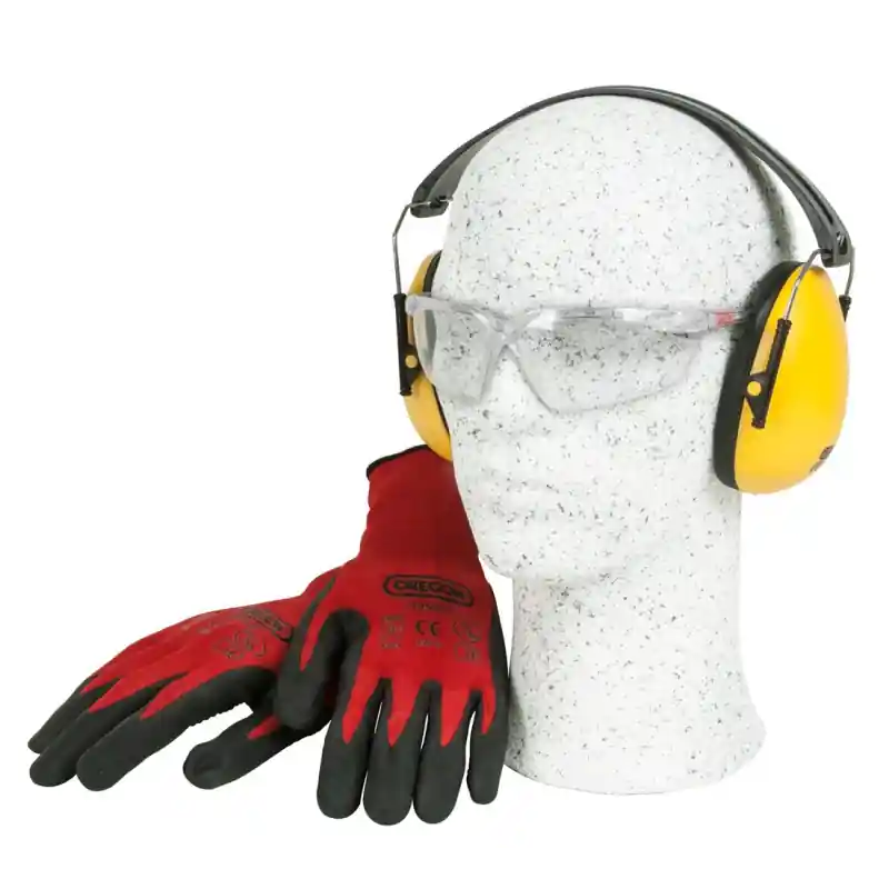 Dernier Modèle Kit de sécurité Oregon 572870 Protection complète visage, mains et audition