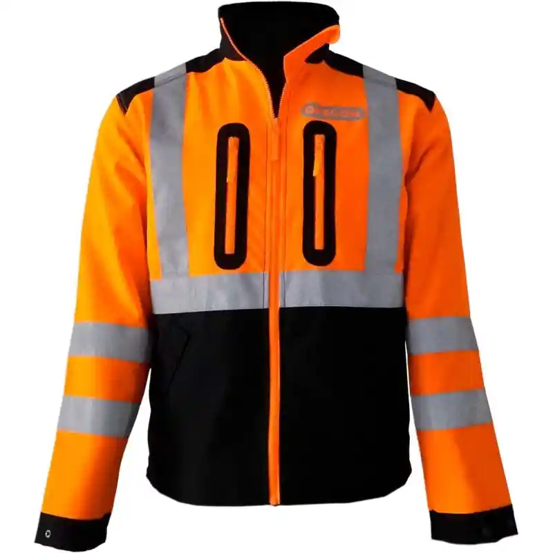 Veste haute visibilité Classe 3 Oregon – Orange fluorescent Super Prix