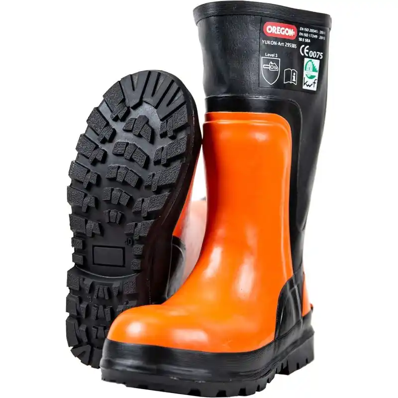 Bottes de sécurité en caoutchouc pour élagage forestier Classe 3 Oregon 295385 Taille 43 Expédié Aujourd&rsquo;hui