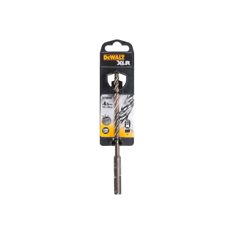 Offre Spéciale Foret béton SDS-Plus Carbure DEWALT DT8916-QZ 4 taillants 6.5x100x160mm