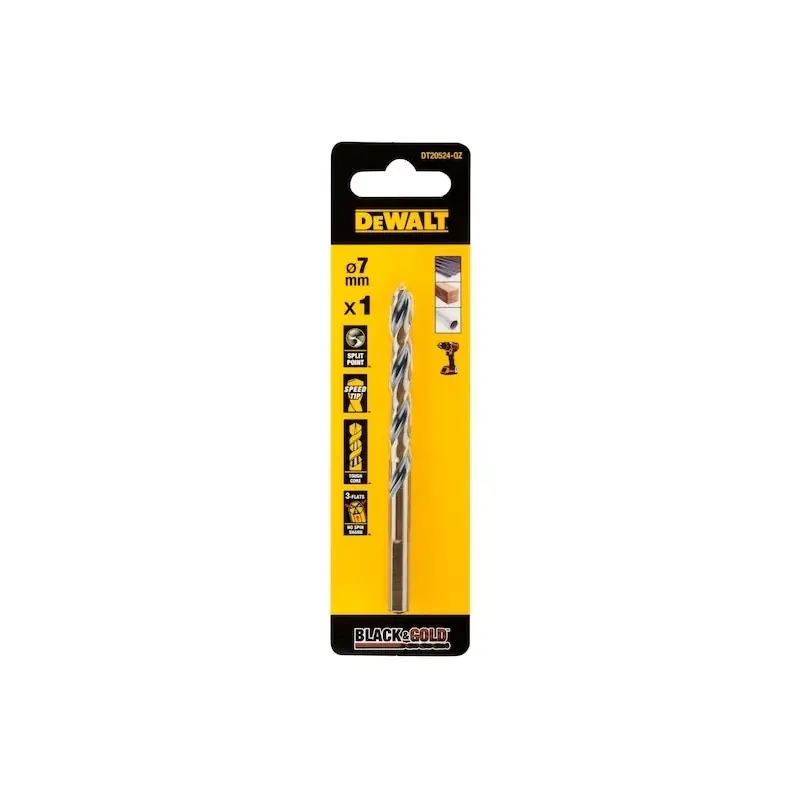 Satisfait Ou Remboursé Foret Black&Gold DEWALT DT20524-QZ HSS-G 7x69x109mm