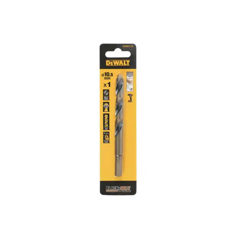 Pas Cher Foret Black&Gold DEWALT DT20531-QZ HSS-G 10.5x87x133mm