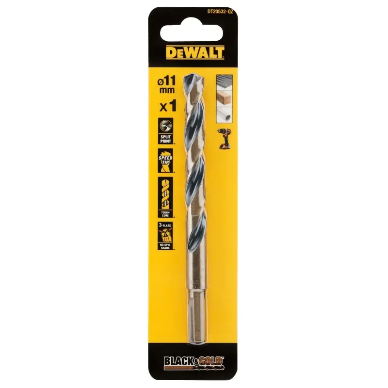 Foret Black&Gold DEWALT DT20532-QZ HSS-G 11x94x142mm Must-Have