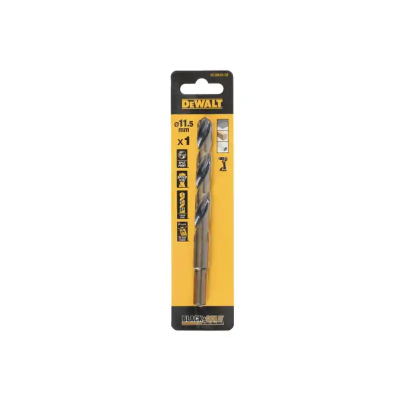 Foret Black&Gold DEWALT DT20533-QZ HSS-G 11.5x94x142mm Acheter Direct