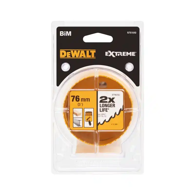 Scie cloche DEWALT DT90330-QZ BIM 76x40mm – Précision et Efficacité Dernier Modèle