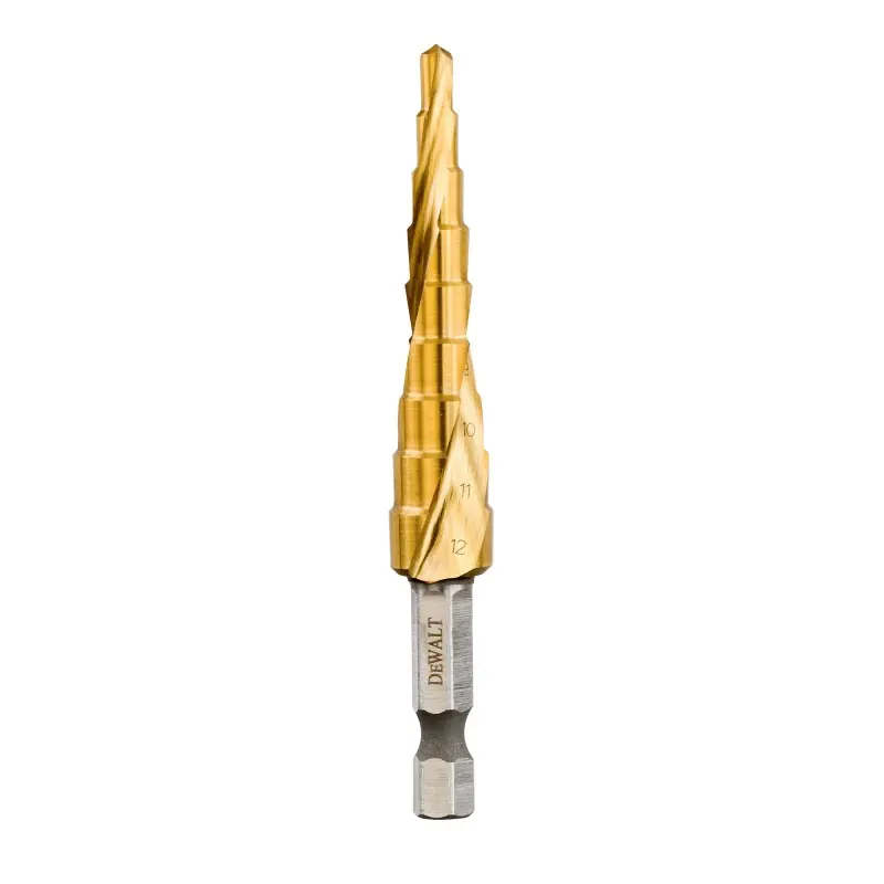 Authentique Fraise étagée DEWALT Impact 4-12mm Réf DT5026-QZ EAN 5035048077276
