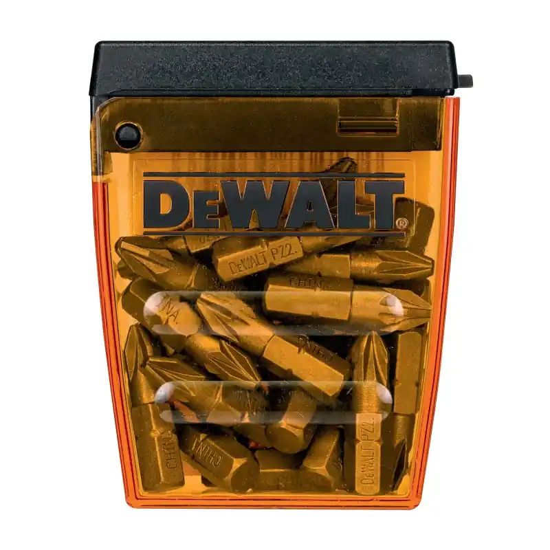 Boite de 25 embouts de vissage DEWALT DT71521-QZ Pz2 25mm Quantité Limitée