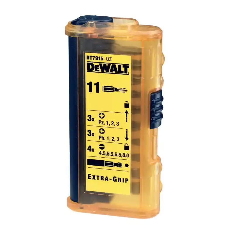 Bon Plan Coffret de vissage DEWALT DT7915-QZ 11 pièces + porte-embouts magnétique