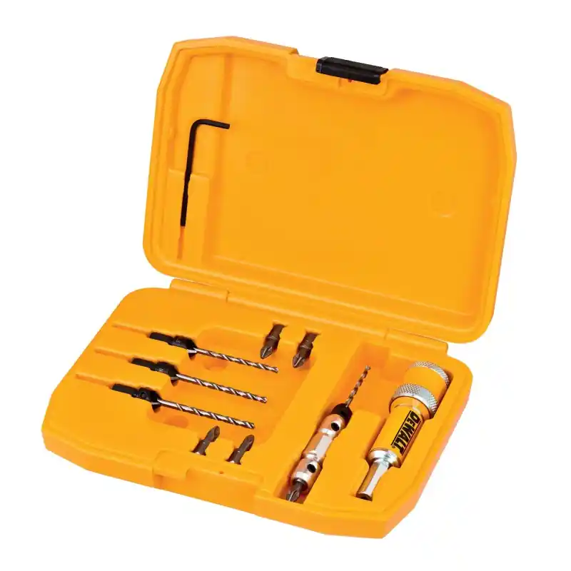 Must-Have Coffret Perçage et Fraisage Multi-Tailles DEWALT DT7612-XJ – 11 Pièces