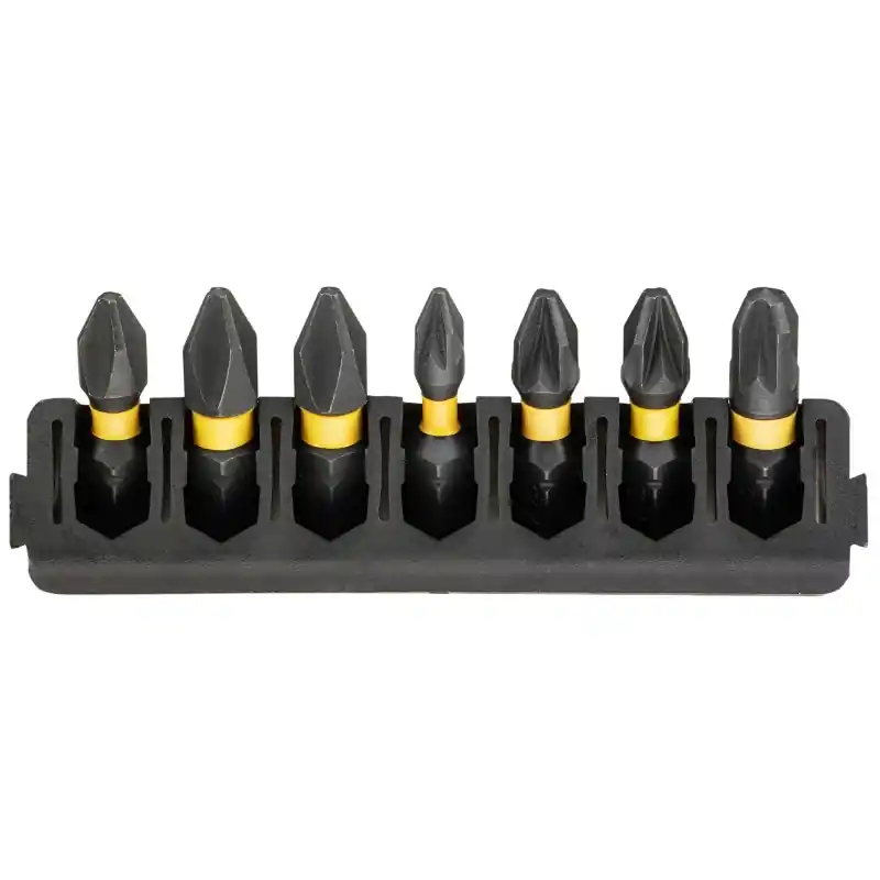 Soldes Barrette de 7 embouts de vissage DEWALT DT70809-QZ Impact Torsion 25mm