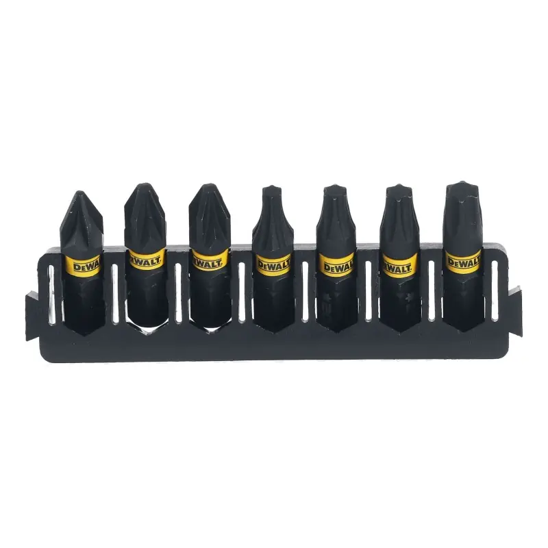Barrette de 7 embouts de vissage DEWALT DT70813-QZ Impact Torsion 25mm Vente Directe