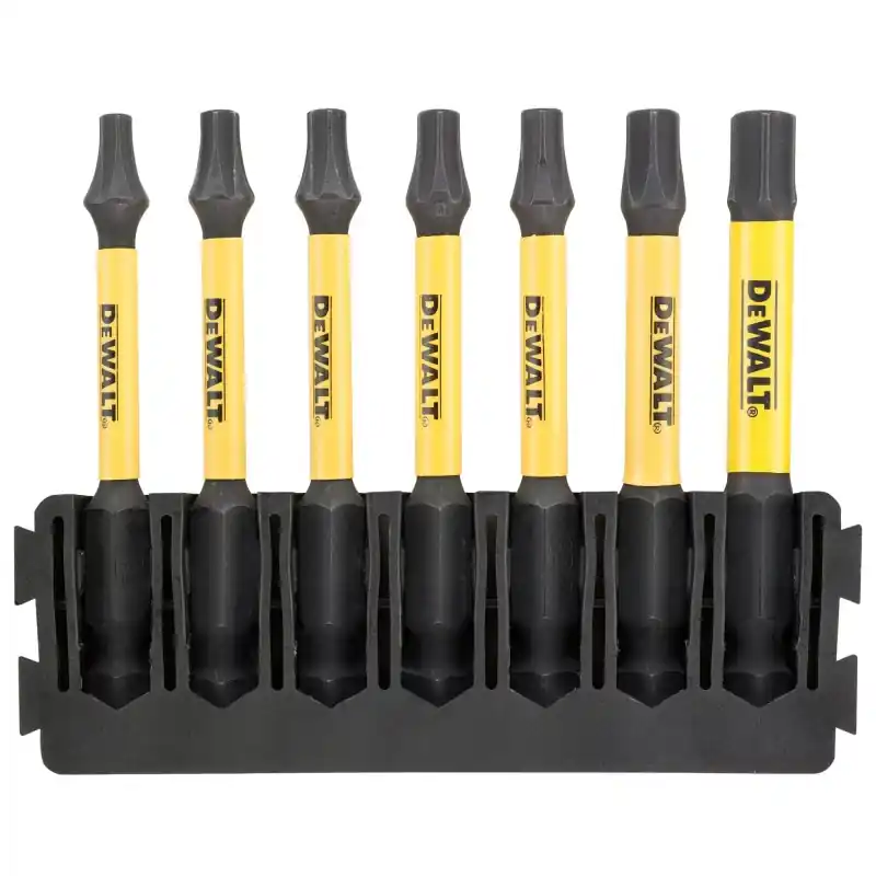 Commander Maintenant Barrette de 7 embouts de vissage DEWALT DT70825-QZ Torx Flextorq 57mm