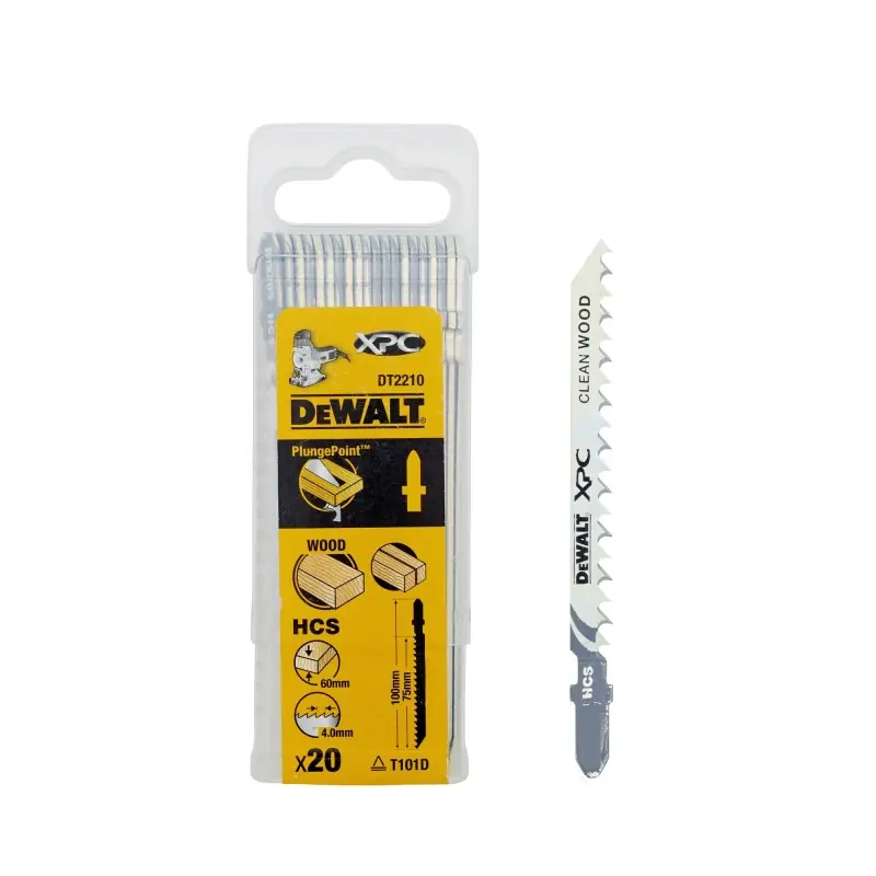 Lame de scie sauteuse XPC à denture rectifiée HCS Profondeur de coupe inférieur à 60mm Usine Directe