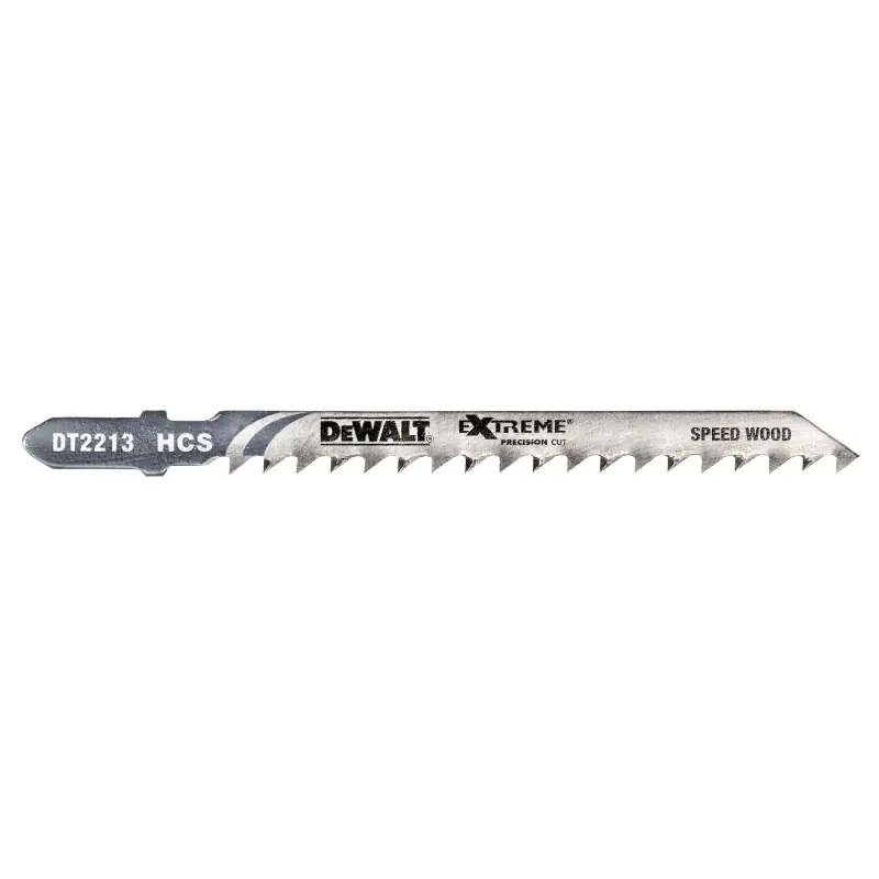 Bon Marché Lame de scie sauteuse DEWALT DT2213-QZ Denture fraisée HCS Profondeur de coupe inférieure à 60mm