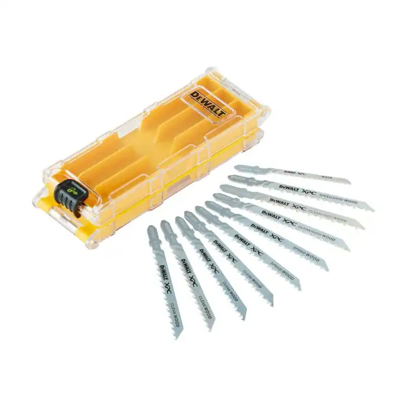 Coffret plastique de 10 lames DEWALT DT2296-QZ HCS BIM pour bois Offre Du Jour