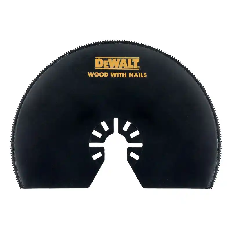 Marque Lame Ø100m DEWALT DT20708-QZ Bim semi circulaire pour multi-cutter Bois, plaque de plâtre, PVC