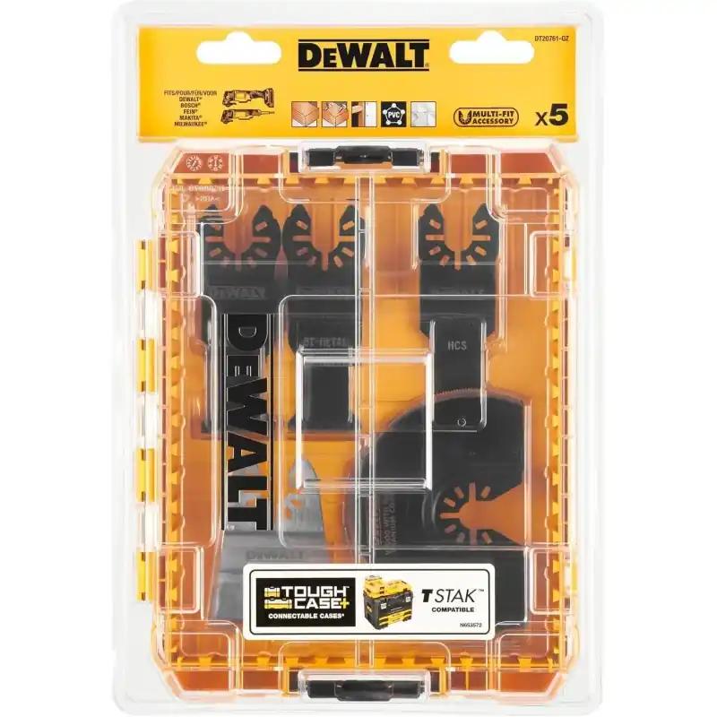Coffret TOUGHCASE DEWALT DT20761-QZ 5 pièces pour multi-cutter Dernière Chance