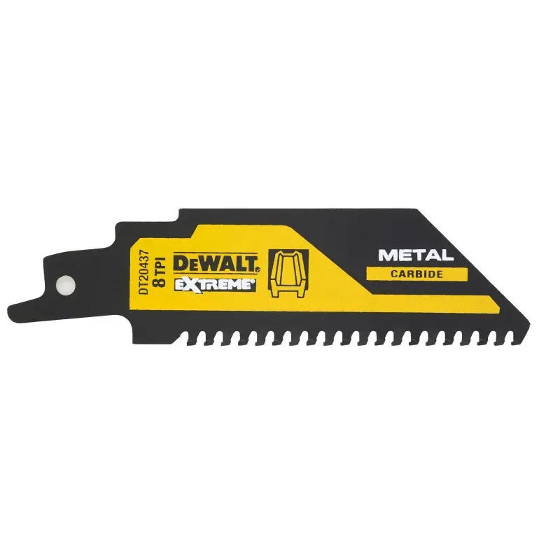 Marque Lame de scie sabre DEWALT DT20437-QZ Carbure 102mm pour le métal / 8TPI