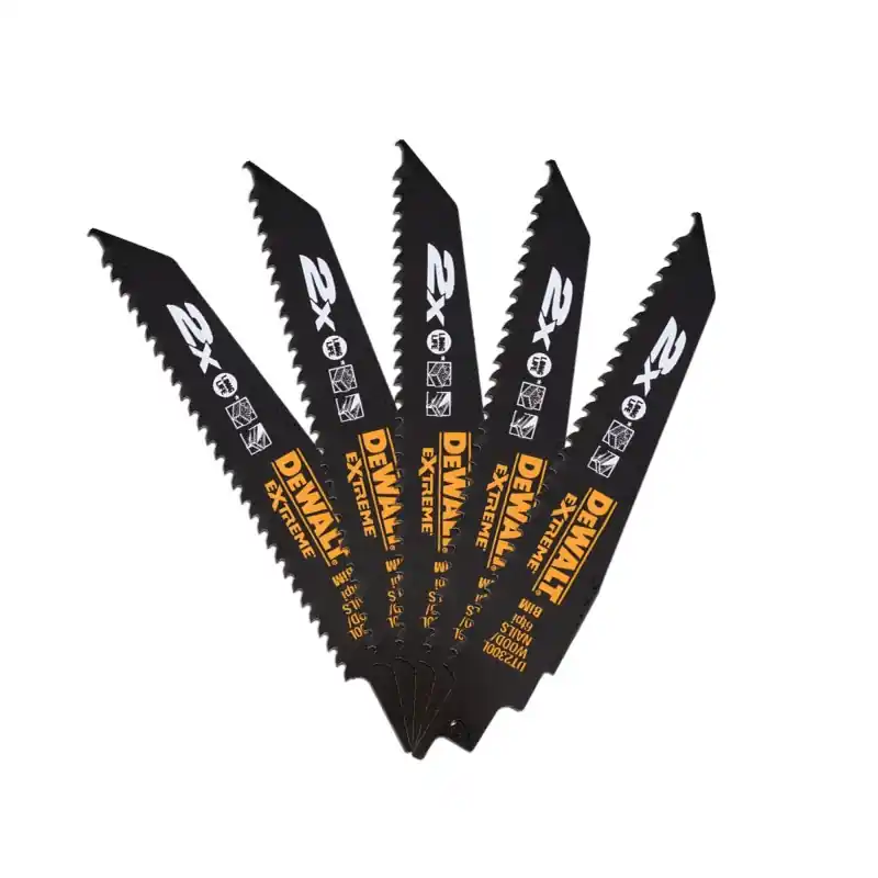 Marque Lame de scie sabre DEWALT DT2300L-QZ BIM 2X Long Life pour la coupe du bois avec clous 152mm