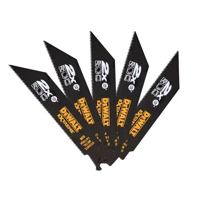 Expédié Aujourd&rsquo;hui Lame de scie sabre DEWALT DT2407L-QZ BIM 2X Long life pour la coupe du métal