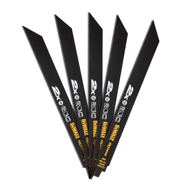 Lame de scie sabre DEWALT DT2409L-QZ BIM 2X Long life pour la coupe du métal Petit Prix