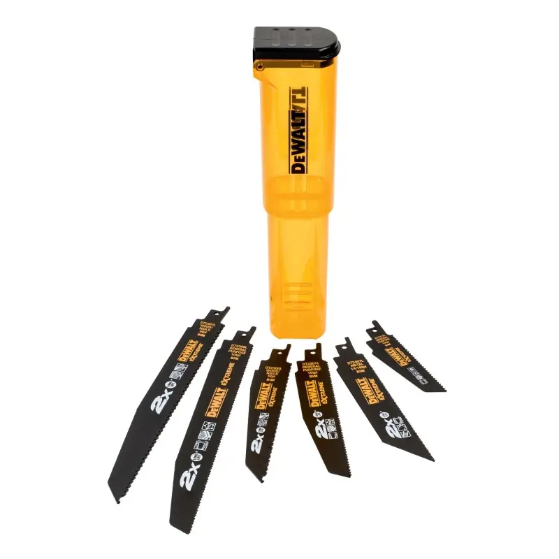 Pas Cher Coffret de 6 lames pour scie sabre DEWALT DT2440L-QZ – Performance et polyvalence