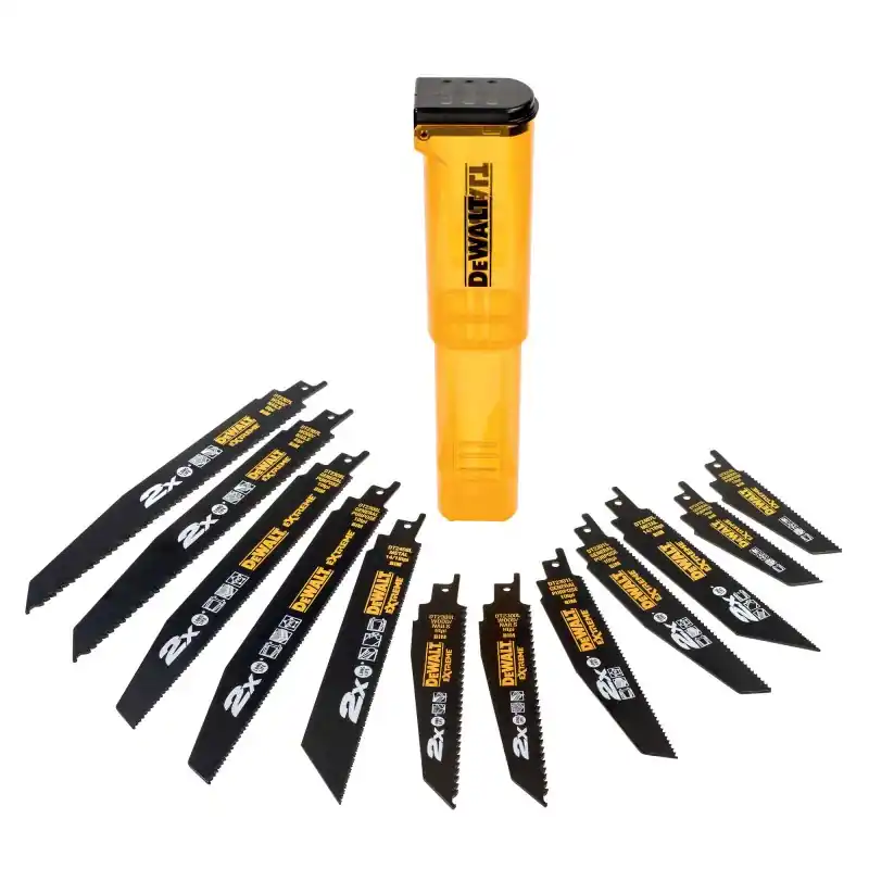 Coffret de 12 lames pour scie sabres DEWALT DT2441L-QZ – Performance et polyvalence Prix Bas