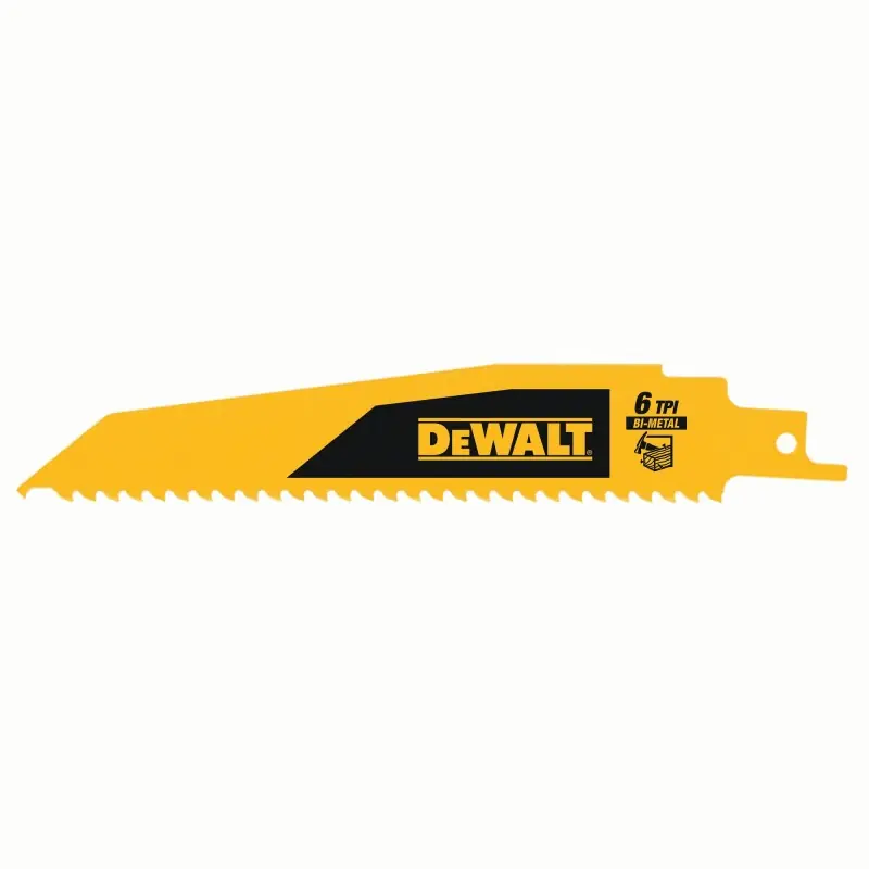 Petit Prix Lame de scie sabre démolition DEWALT DT90380-QZ 152mm / 6TPI