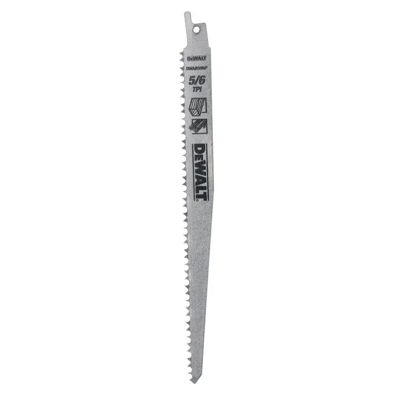 Lame de scie sabre DEWALT DT2352-QZ HCS 240mm Coupe rapide et grossière (élagage) Must-Have