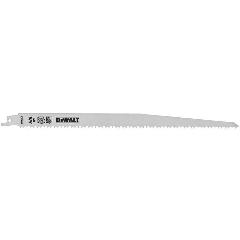 Lame de scie sabre DEWALT DT2432-QZ HCS 305mm Coupe rapide dans le bois Nouvel Arrivage