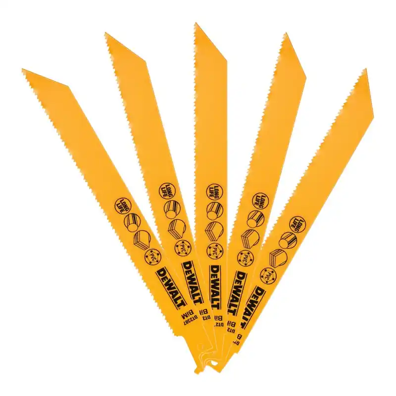 Lame de scie sabre DEWALT DT2387-QZ pour la coupe du bois avec métal 203mm Retour Gratuit