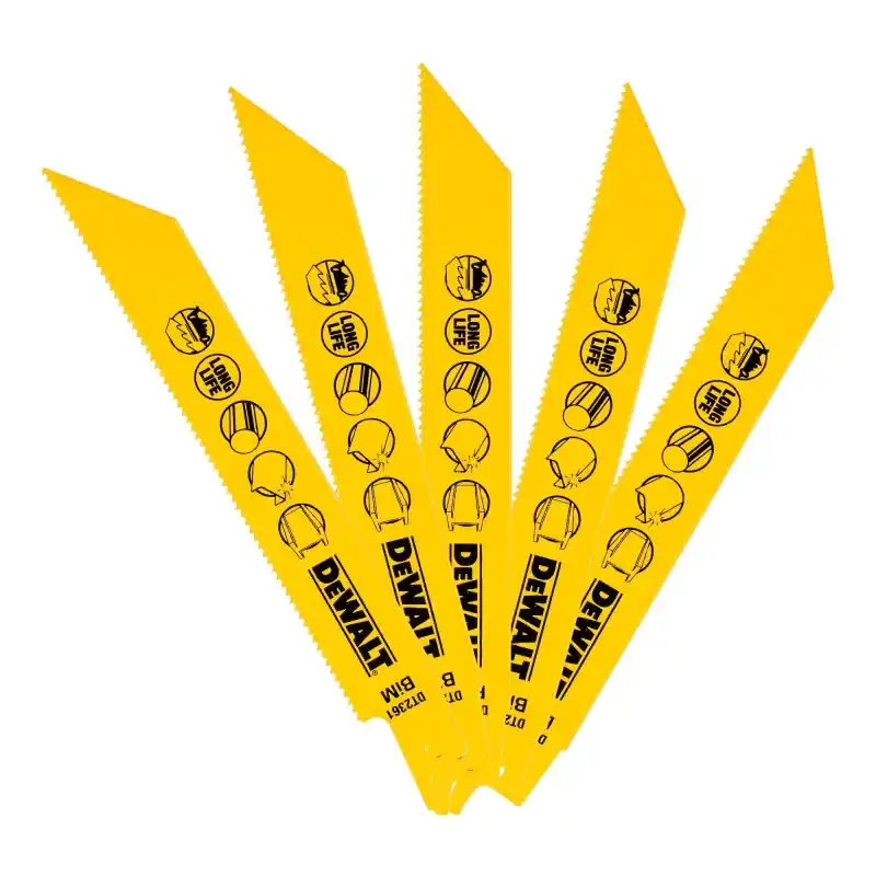 Lame de scie sabre BIM DEWALT DT2361-QZ Coupe rapide métal 152mm Vente Flash