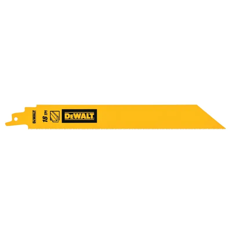 Lame de scie sabre DEWALT DT90388-QZ pour la coupe du métal épais 228mm / 18TPI Petit Prix