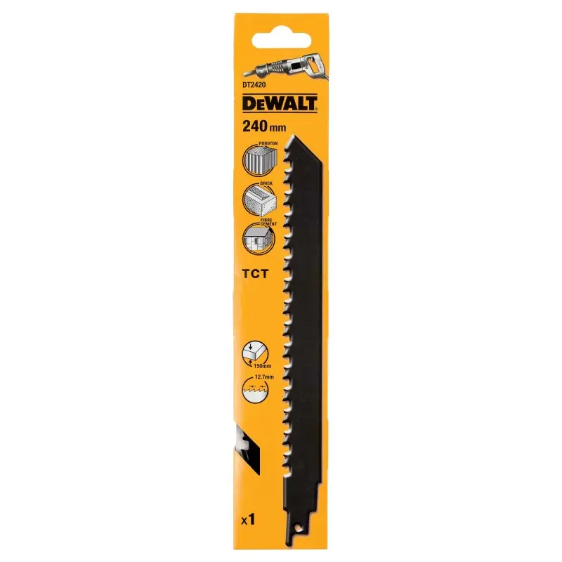 Commander Maintenant Lame de scie sabre DEWALT DT2420-QZ Denture Carbure 240mm