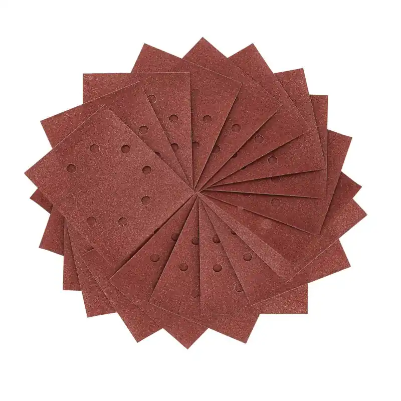 Prix Bas 1/4 feuille abrasive DEWALT DT3014-QZ Grain 100 – 8 perforations 115x140mm Multi-usages
