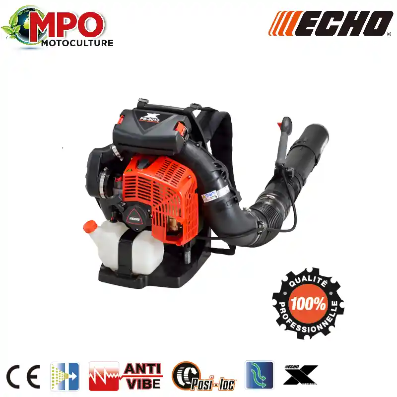 Top Vente Souffleur à dos ECHO PB 8010 + 1 casque anti-bruit OREGON – « PROMO »