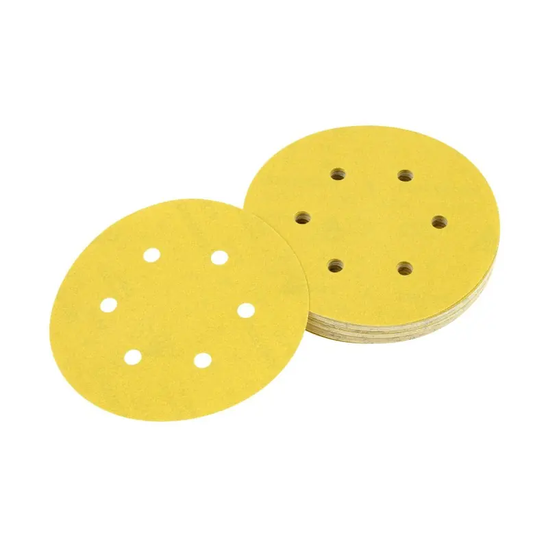 Offre Exclusive Disque abrasif velcro DEWALT DT3125-QZ Grain 120 – 6 perforations Ø 150mm