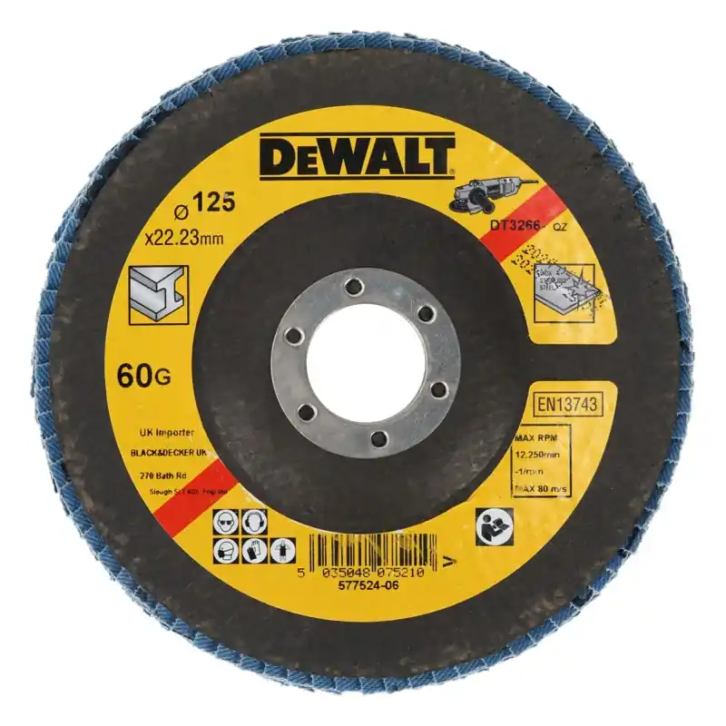 Offre Limitée Disque à lamelles DEWALT DT3266-QZ Grain 60 Ø 125mm