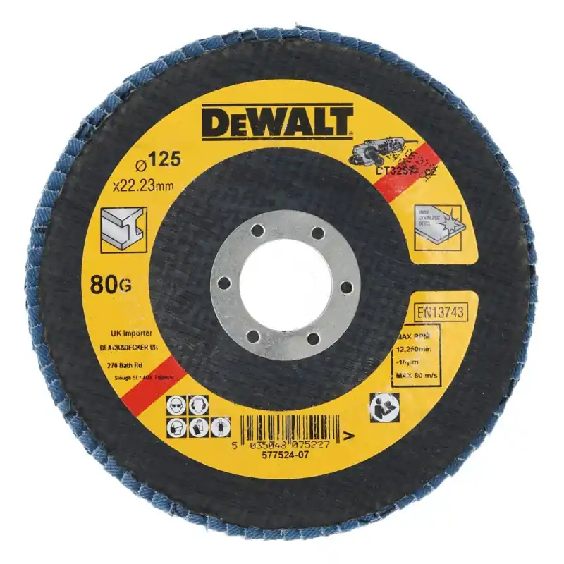 Disque à lamelles DEWALT DT3267-QZ Grain 80 Ø 125mm Bon Plan