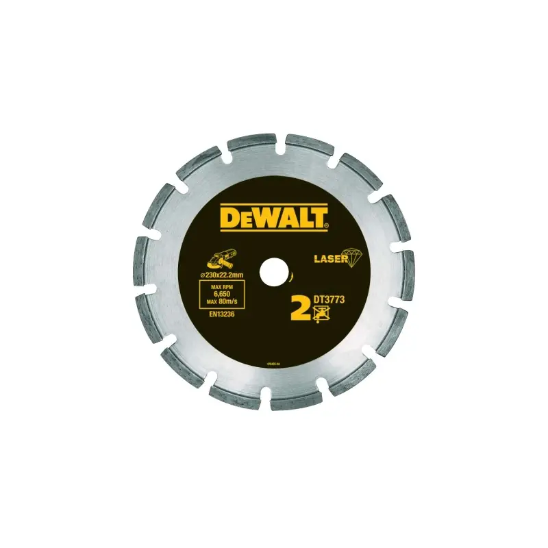 Pas Cher Disque laser DEWALT DT3773-XJ pour matériaux abrasifs/béton 230×22.2mm