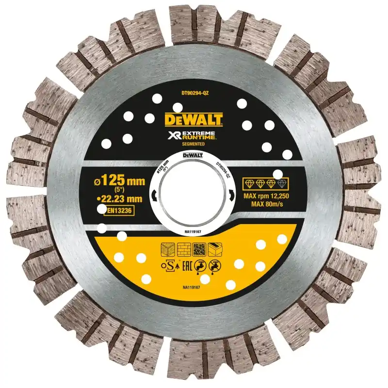 Disque béton DEWALT DT90294-QZ 125 x 22.2mm – Performance Extrême Acheter En Ligne