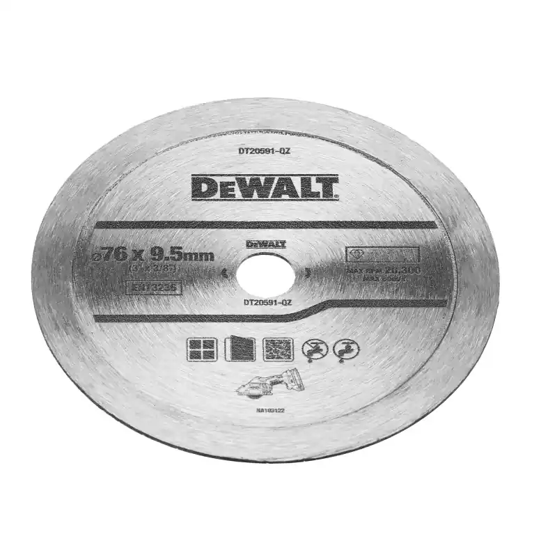 Prix Réduit Disque 76mm diamant pour la céramique DEWALT DT20591-QZ – Haute performance