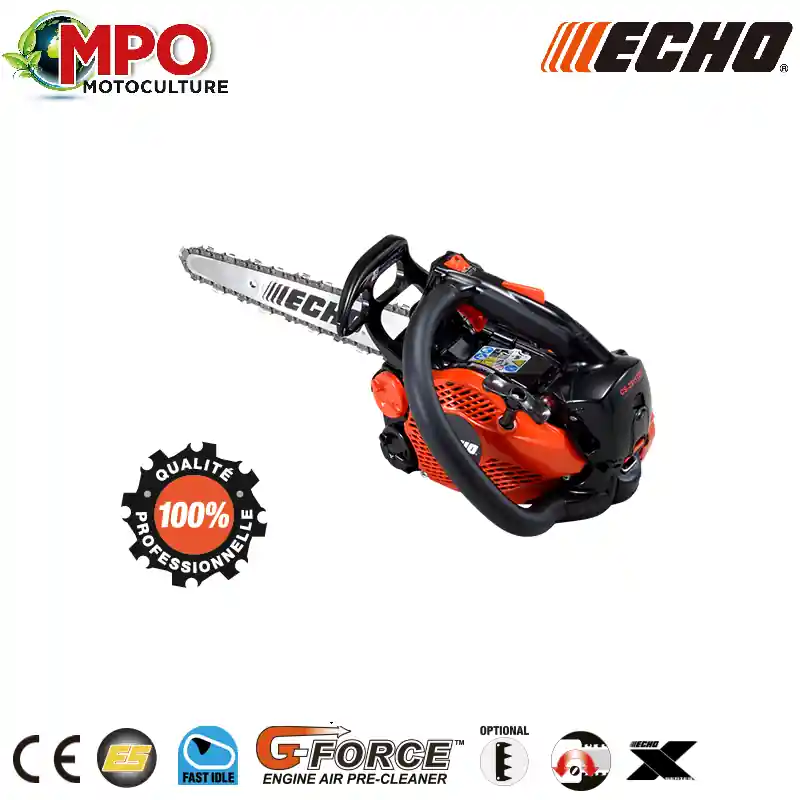 Tronçonneuse élagueuse ECHO CS 2511 TESC en 1/4 - 0,050 avec 2 chaînes d‘origine, très légère et puissante ! "PROMO" Soldes