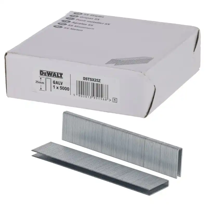 Agrafes 5.6x25mm DEWALT DSTSX25Z Accessoire de fixation durable Marque