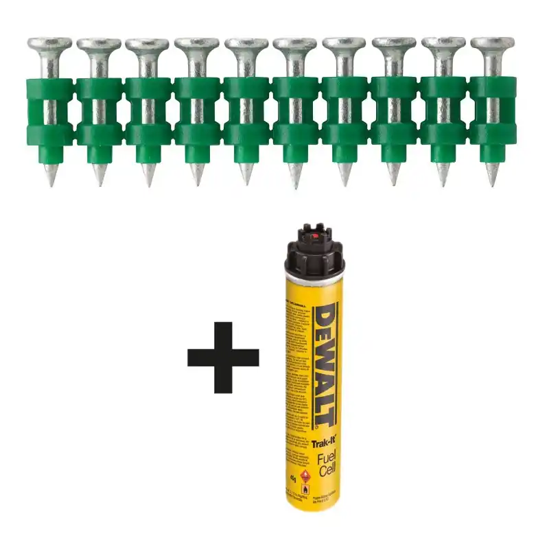 Commande En Gros Pointes galvanisées béton standard DEWALT DDF6510015 2.6x15mm 700 + cartouche de gaz