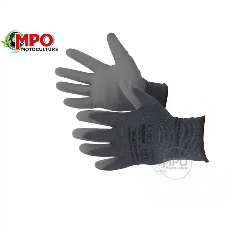 Offre Exclusive Gants d‘atelier polyester avec enduction polyuréthane.